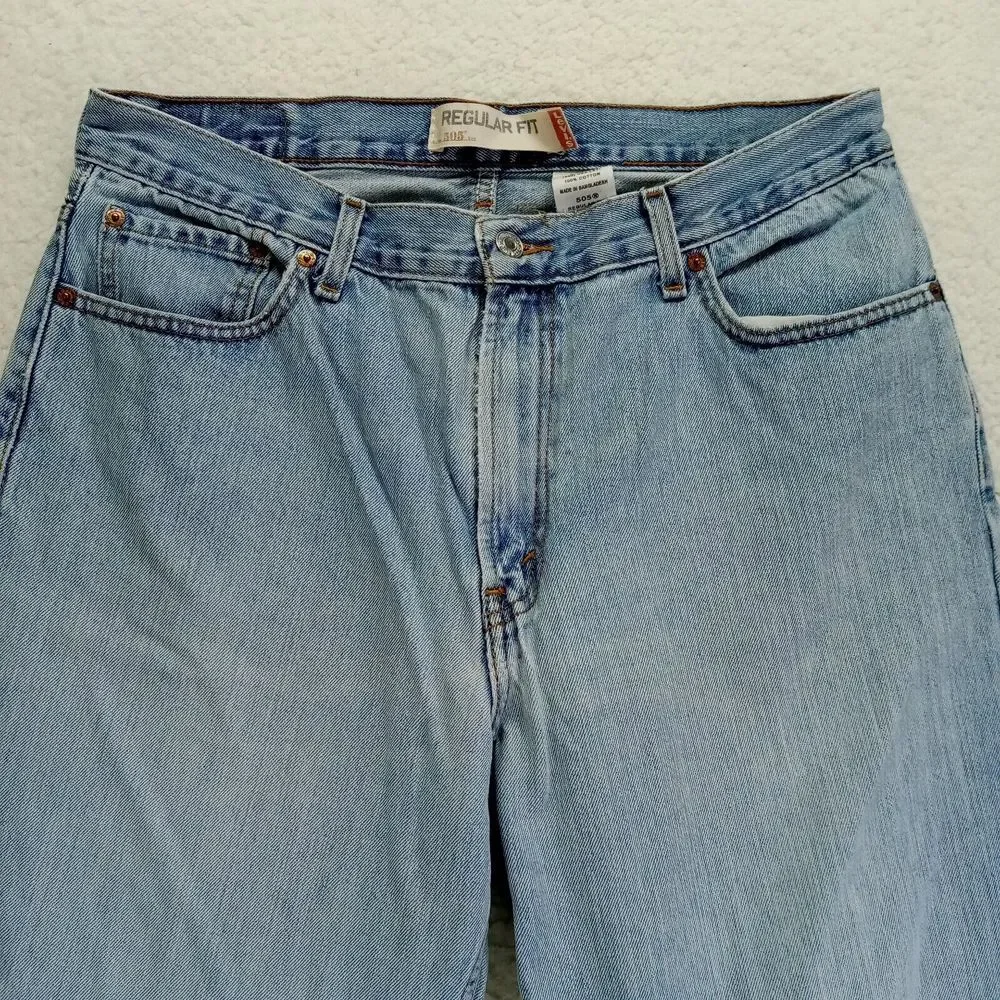 VTG Levis 505‎ Jeans Mens 36x32 Straight Regular Fit Cotton Denim Light Wash